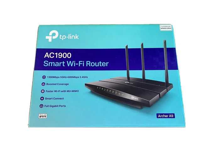 TP-LINK ARCHER A9 AC1900 Wireless MU-Mimo Gigabit Router EUR 4,28 ...