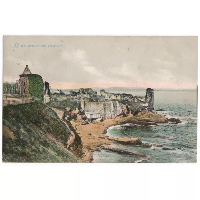 ST ANDREWS Castle, Fife Postcard Postally Used 1904