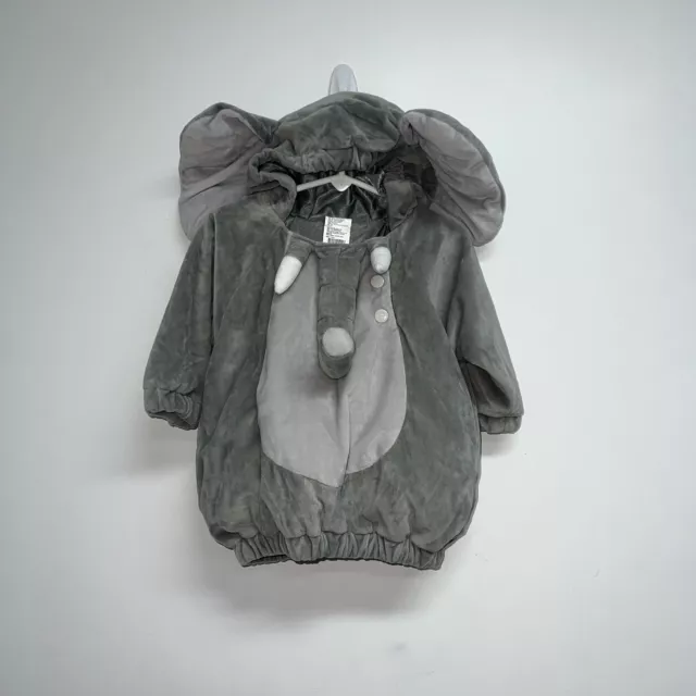 Infant Baby Plush Gray Elephant Halloween Costume Size 6-12 M Target Unisex