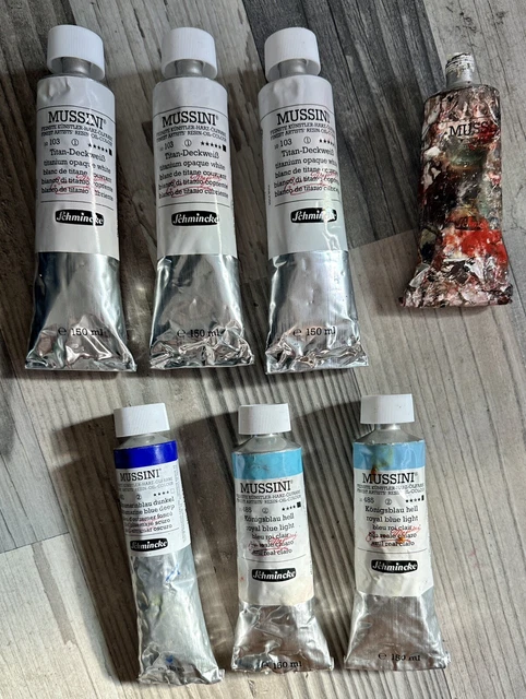 Colección pintura al óleo maquillaje Mussini colores de artista 👉