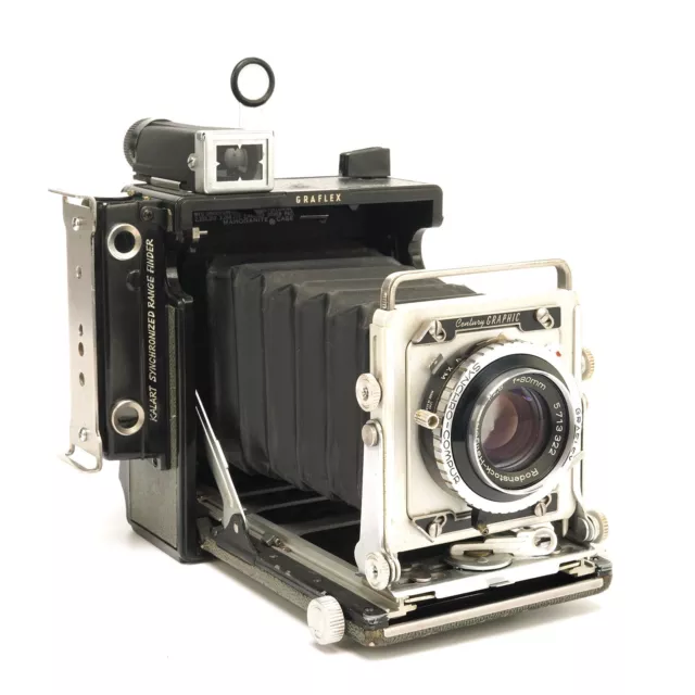 Graflex Century Graphic 2x3 Camera, Rodenstock-Heligon 80mm f/2.8 Lens, 120 Back