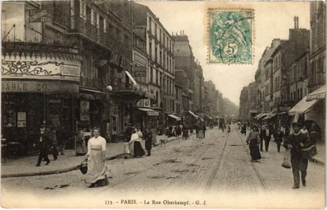 CPA PARIS 11e - La rue Oberkampf (78940)