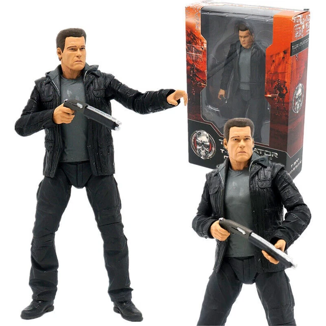Figurine Articulée NECA T-800 Terminator Dark Fate - Arnold Schwarzenegger 7 Pouces (18 Cm) - Boîte Neuve