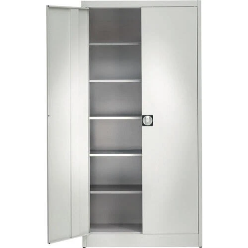 Werkzeugschrank, Materialschrank, 5 Böden, grau, 2.200 x 950 x 500 mm (HxBxT)