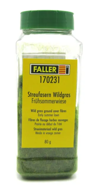 Fibres de flocage herbes sauvages, prairie début d'été, 4 mm, 80g FALLER 170231