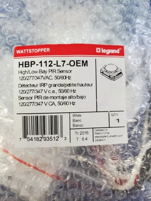 WATTSTOPPER  High/Low Bay PIR Sensor legrand 120/277/347 VAC NEW OLD STOCK
