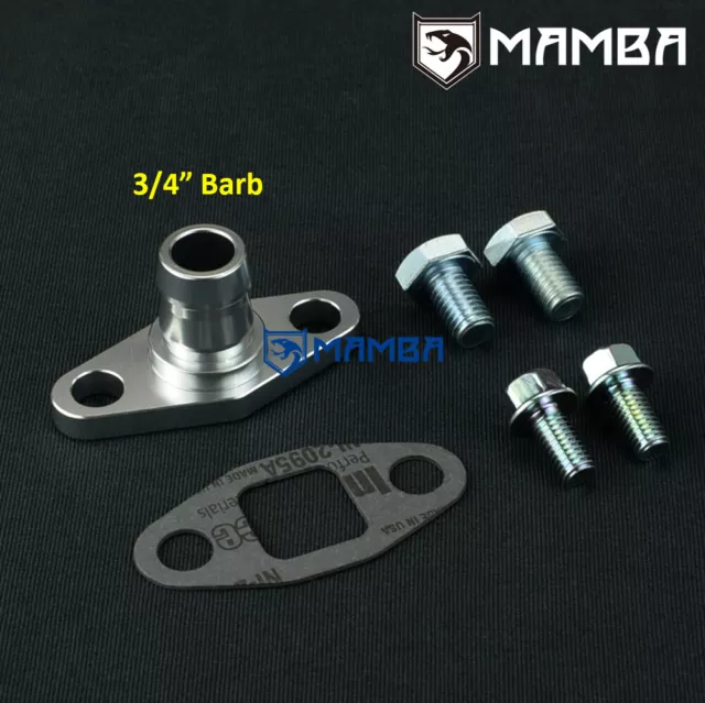 MAMBA Turbo Oil Drain Return Flange Kit Garrett GT3788R GT4088R GT4094R