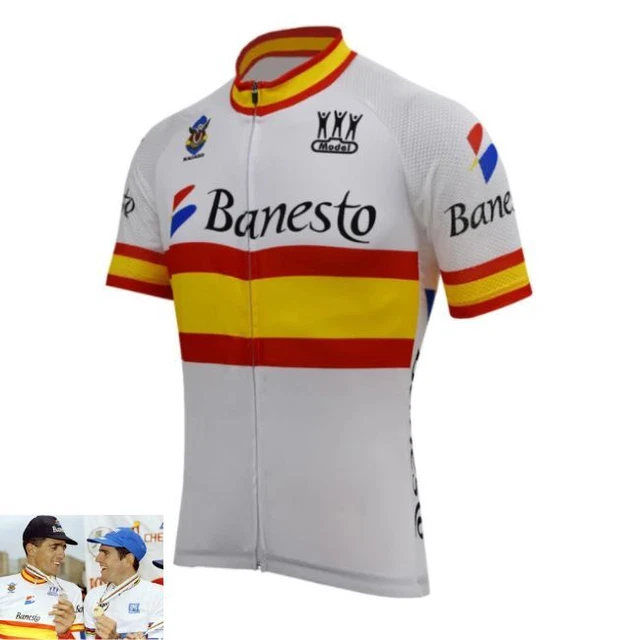 Maillot Cycliste Vintage Nalini – Équipe Banesto – Taille M – Années 90