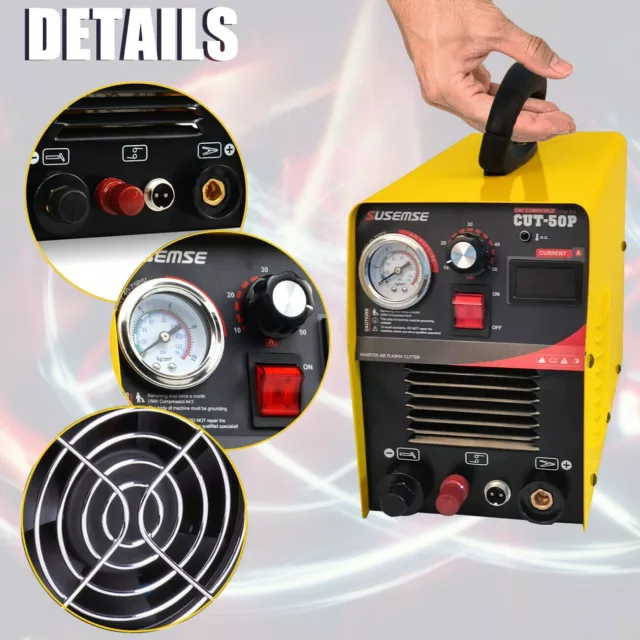 Pilot arc CUT50P 50Amp Air Plasma Cutter Inverter Digital Cutting Machine IGBT 3