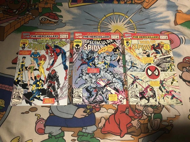 Hero Killers Annual Lot Spectacular Web of Spider-Man Aaron Lopresti Signed