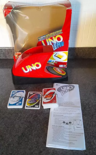 2005 Mattel Uno Extreme Electronic Rapid-Fire Machine Family Game Tested