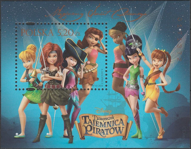 Poland 2014 - Magic World of Disney (II) - Fi bl 261 MNH**