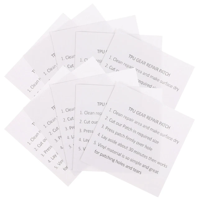 Adesivo di riparazione per anelli galleggianti patch di riparazione per tende impermeabile 25 pz