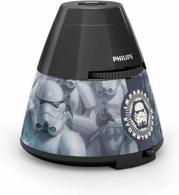Philips LED Star Wars 4,5 V Kinder Nachtlicht und Projektor 0,1 W schwarz