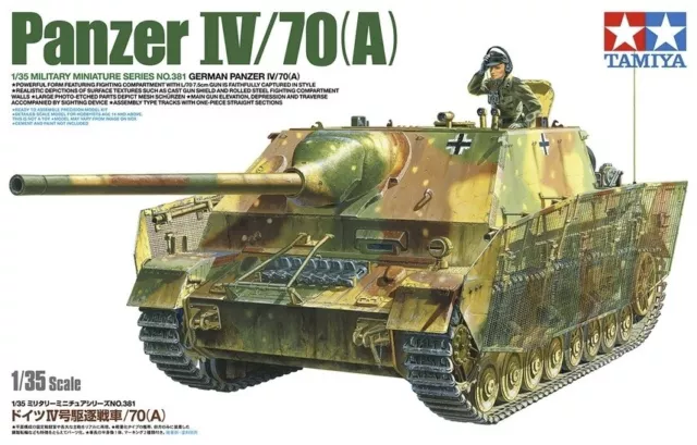 Tamiya 35381 1/35 Scale Model Kit German Panzer IV/70(A) Sd.Kfz.162/1 Jagdpanzer