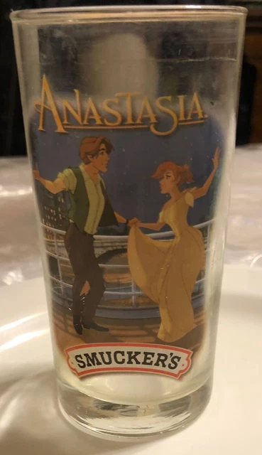 Smuckers Anastasia & Dimitri Jelly/Jam Jar Glass 8oz Vintage