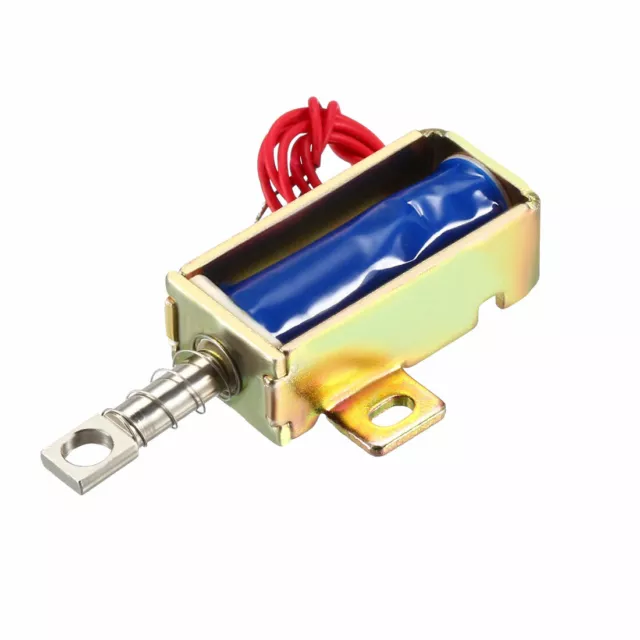 DC 12V 2A 5mm Electromagnetic Solenoid Lock Pull Type for Electirc Door Lock