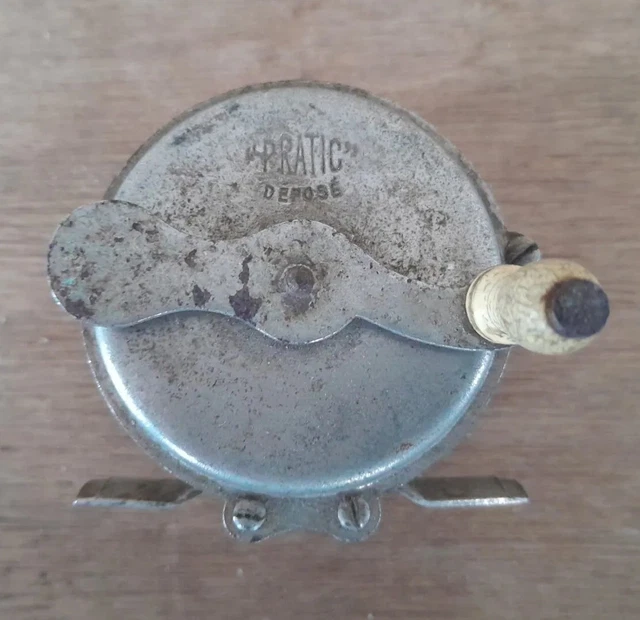Moulinet De Pêche PRATIC Vintage - Eau Douce Truite - Occasion Bon État