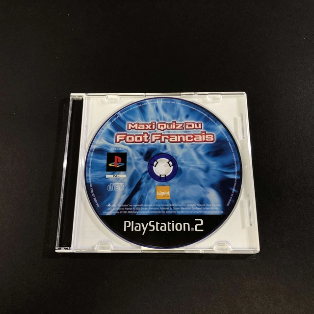 Jeu PS2 MAXI QUIZ DU FOOT FRANCAIS - Version Française, Sous Blister Scellé - Éditeur Rare, Jeu Neuf