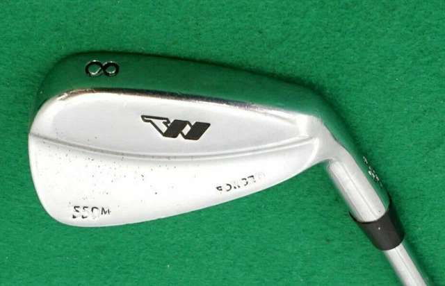 Wishon Golf 550M Forged 9 Iron Stiff Steel Shaft Crest Golf Grip