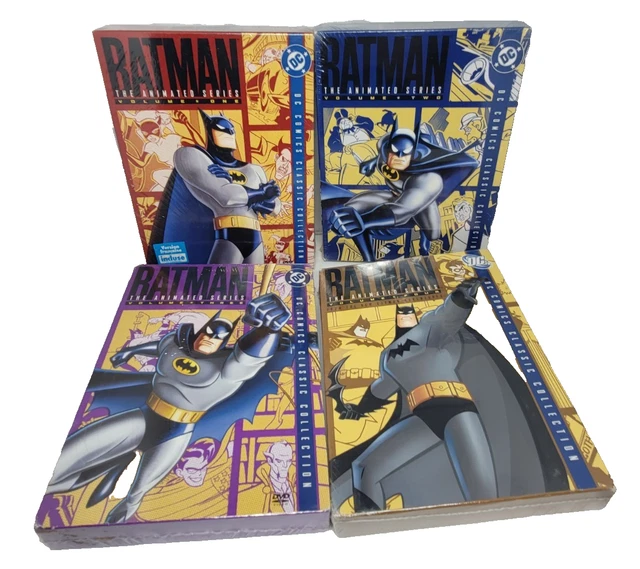 BATMAN ANIMATED SERIES Complete Set Vols.1+2+3+4 DVD Sealed $69.07 ...
