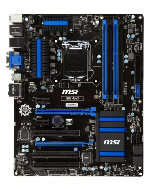 Msi Scheda Madre socket lga 1150 ram ddr3 atx motherboard H87 mainboard gaming 2