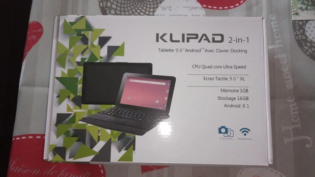 TABLETTE 9 ANDROID 2en1 Klipad avec Clavier Docking