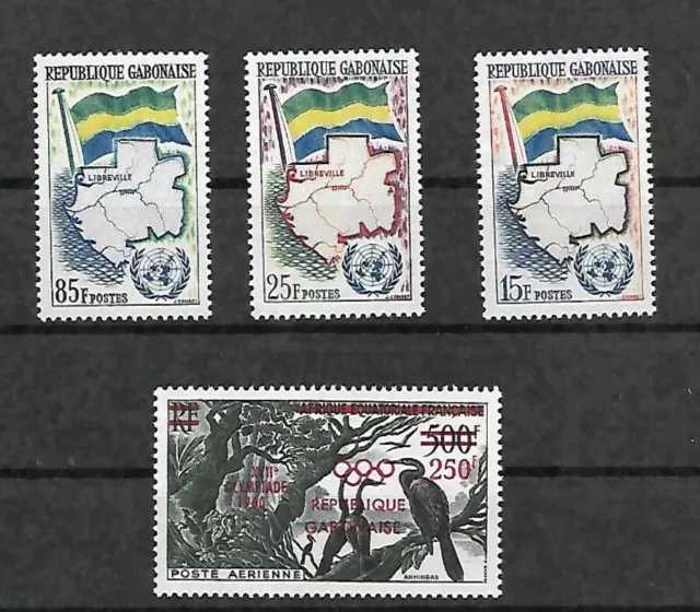 Gabun Lot 2 postfrisch MNH