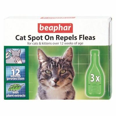 Beaphar de Hierbas Pulgas 12 Semana Gotas Spot On Tratamiento para Gatos y
