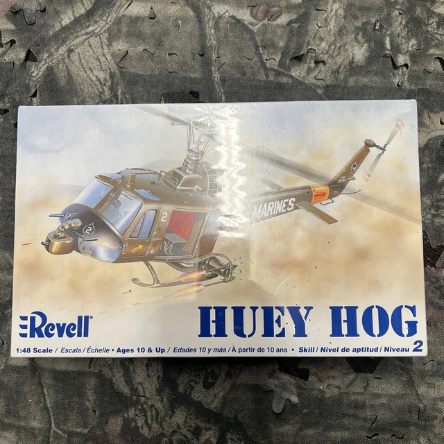 REVELL 1/48 SCALE MARINES HUEY HOG Helicopter Model/Kit 855201 Sealed