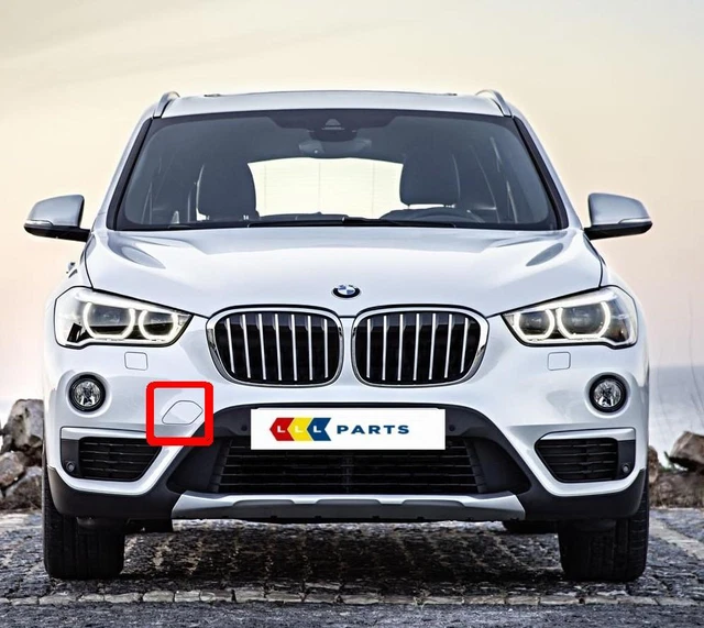 COUVRE CROCHET DE Remorquage Pare Choc Avant Noir Plastique Avant Pour Toyota Pr EUR 8,45