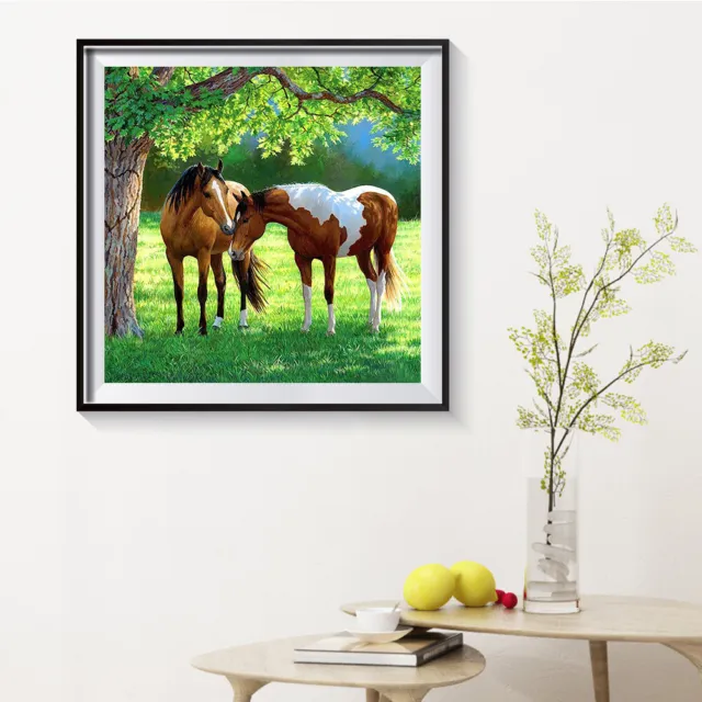 Bird Horse Canvas Paint By Numbers Oil Hand Painted Drawing Kit Home Decoration