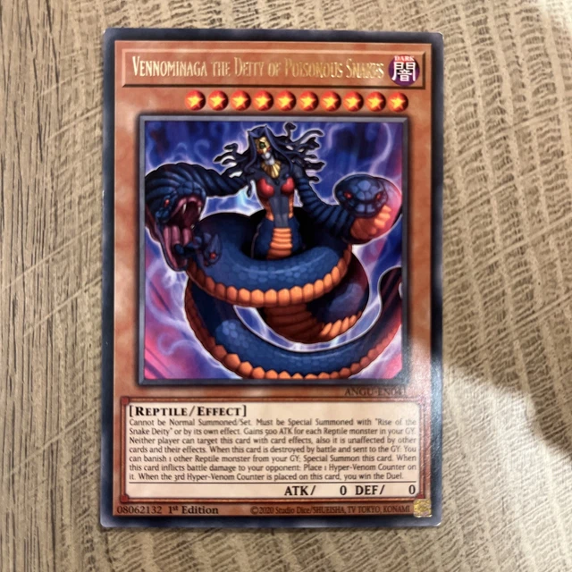 Yu-Gi-Oh! Snake Rain ANGU-EN051 - Rare, 1st Edition - Ancient Guardians Set - English