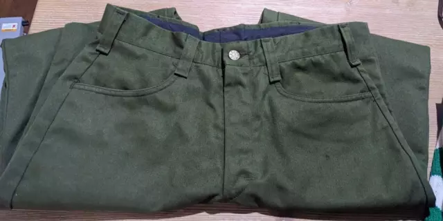 FSS Wildland Firefighter Pants Mens 32 x 34 Green Fire Resistant