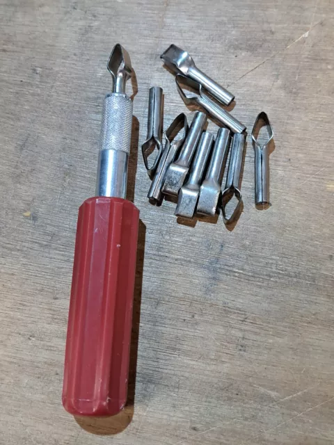 Multi Klinge Nut/Vinyl Schweißwerkzeuge/Bodenwerkzeuge mit 10 Klingen