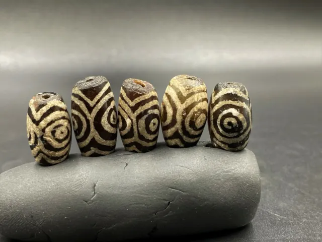 Old Ancient Antique Pyu city states cultures Bead from Burma 2