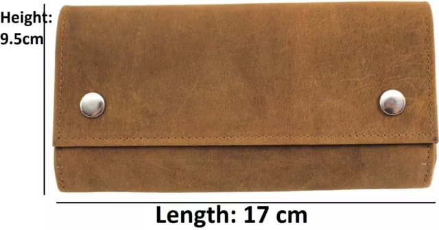 Quality Full Grain Cow Hide Leather Tobacco Pouch. Style: 11048.