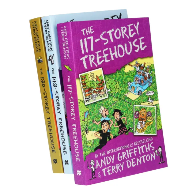 The Treehouse Series by Andy Griffiths 3 Books Collection - Ages 7-9 - Paperback