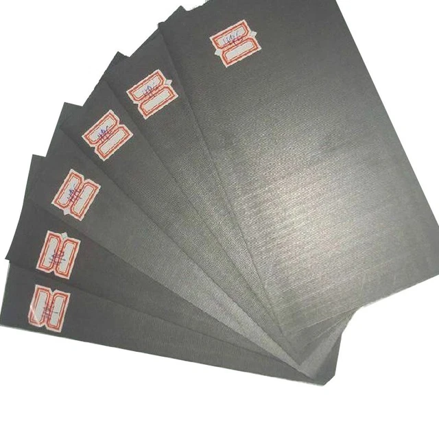 Kit piastra in grafite di alta qualità 5 pezzi 9999% set fogli elettrodo puro