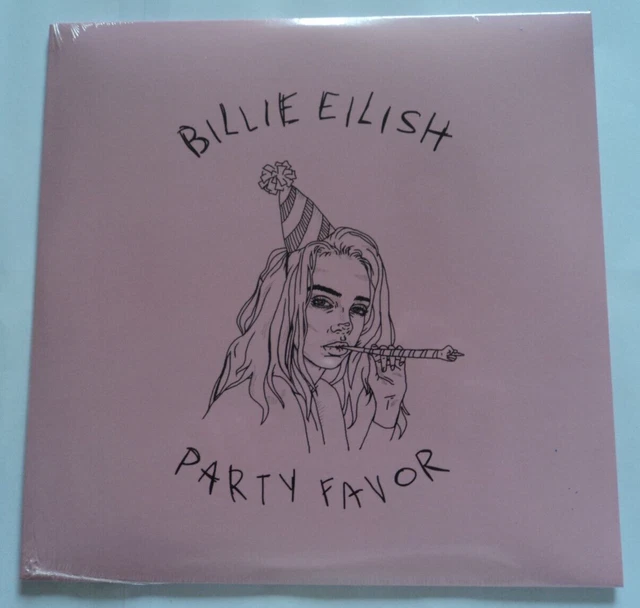 RARE 7& PINK Vinyl Billie Eilish Party Favor Hotline Bling 2023 Czech