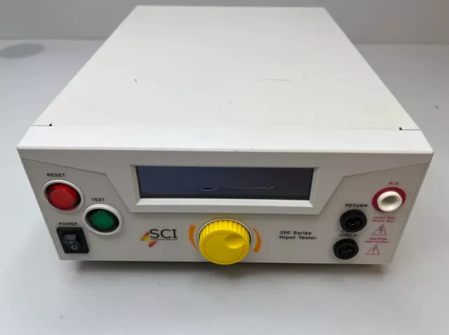 SCI  296 AC/DC Hipot with Insulation Resistance Testing 290 series