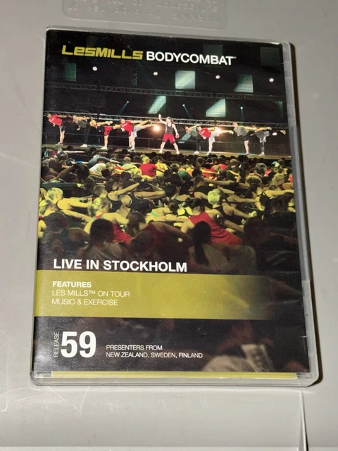 LES MILLS BODYCOMBAT Body Combat 57 DVD + CD Home Fitness Cardio