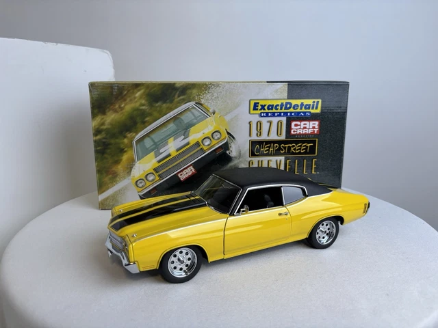 EXACT DETAIL 1/18 Scale 1970 CHEVELLE Cheap Street CAR CRAFT Mag