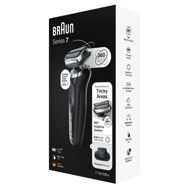 Braun Series 7 71-N1200s Elektrorasierer mit Präzisionstrimmer