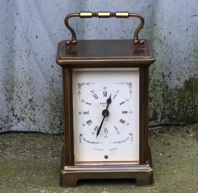 French Carriage Clock Duverdrey & Bloquel / Bayard Paris 8 Day