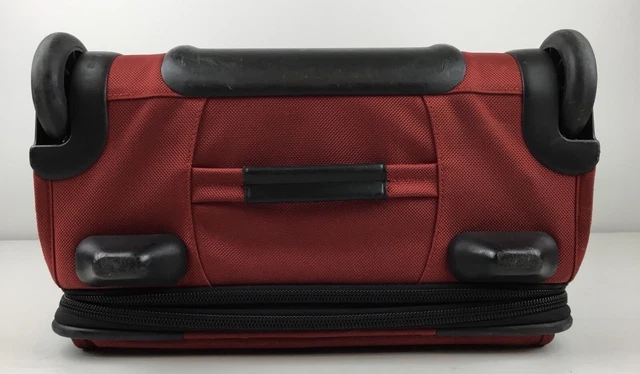 Tumi 20" Alpha Continental Expandable Wheeled Upright Carry-On Red Suitcase 7