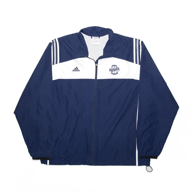 Giacca frangivento ADIDAS Minnesota ragazze blu regolare USA uomo XL