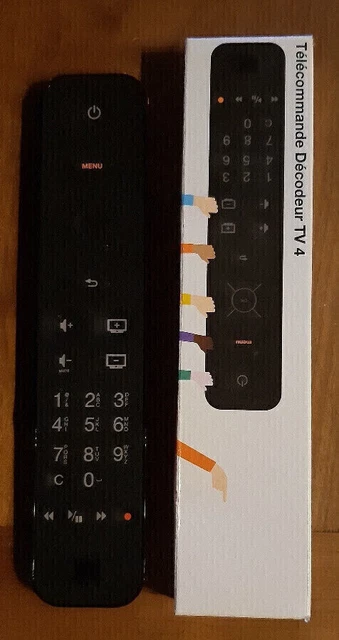 Télécommande NEUVE UHD décodeur TV Orange TV4 + 2 piles NEUVE