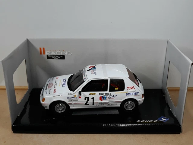 SOLIDO 1988 Peugeot 205 GTi - 1:18 - Monte Carlo Rallye