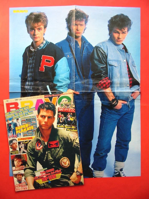 Bravo Heft 36/1986 TOM CRUISE / A-ha / Scorpions / Samantha Fox / Pet Shop Boys